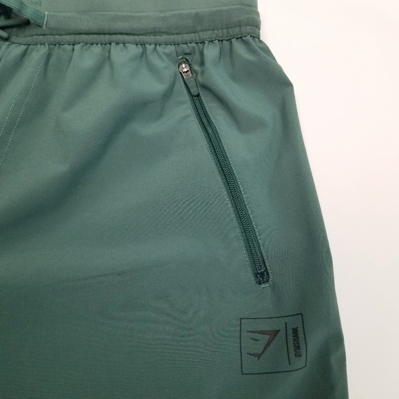 Gymshark mens small green jogger gym pants workout running walking hiking - Picture 2 of 11